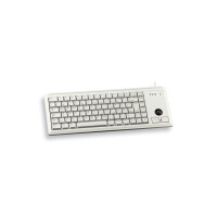 Cherry Slim Line Compact-Keyboard G84-4400 - Tastatur - 500 dpi - 83 Tasten QWERTY - Grau