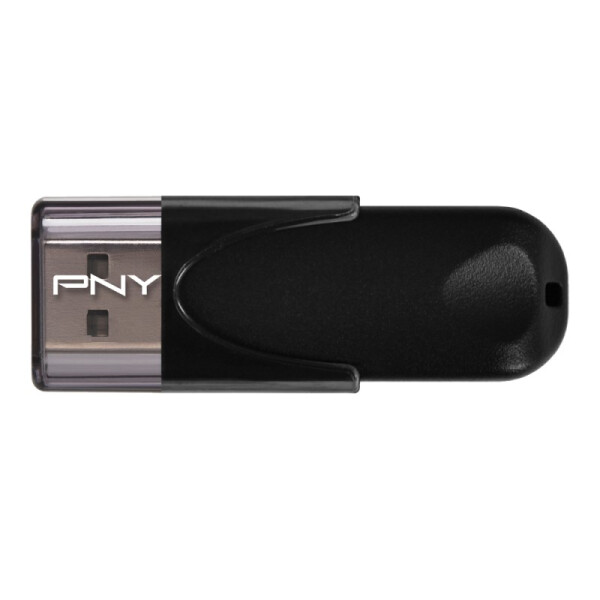 PNY Attaché 4 2.0 64GB - 64 GB - USB Typ-A - 2.0 - 25 MB/s - Kappe - Schwarz