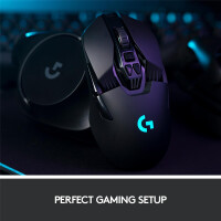 Logitech G G903 Lightspeed - Beidhändig - Optisch - RF Wireless - 25600 DPI - 1 ms - Schwarz