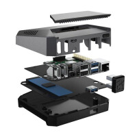 Raspberry Pi Sertronics ONE M.2 - Small Form Factor (SFF) - andere - Schwarz - 278 g - 1 Stück(e)