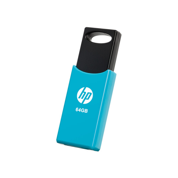 HP v212w - 64 GB - USB Typ-A - 2.0 - 14 MB/s - Dia - Schwarz - Blau