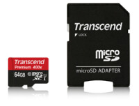 Transcend TS64GUSDU1 - 64 GB - MicroSDXC - Klasse 10 - MLC - 90 MB/s - Class 1 (U1)