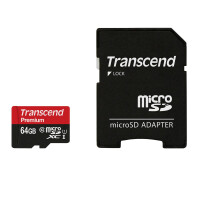 Transcend TS64GUSDU1 - 64 GB - MicroSDXC - Klasse 10 -...