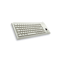 Cherry Slim Line G84-4420 - Tastatur - 500 dpi Optisch - 83 Tasten - Grau