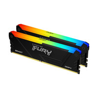 Kingston FURY Beast 32GB 3200MT/s DDR4 CL16 DIMM (2er-Kit) 1Gx8 RGB - 32 GB - 2 x 16 GB - DDR4 - 288-pin DIMM