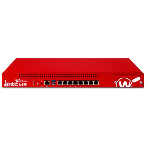 WatchGuard Firebox M390 - 2400 Mbit/s - 18 Gbit/s - 1800 Mbit/s - 5,2 Gbit/s - 1,32 Mbit/s - 3,1 Gbit/s