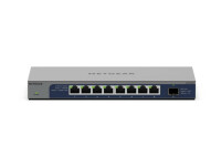 Netgear GS108X - Switch - unmanaged - 8 x/1000+ 1 10 Gb Ethernet SFP+... - Switch - 1 Gbps