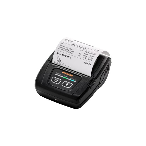 BIXOLON SPP-C300 3in DT Mobile Printer Compact USB Bluetooth iOS 80mm/sec 203dpi 1D/2D 3.6V