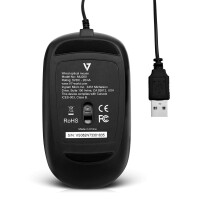 V7 Optische USB Maus - schwarz