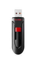 SanDisk Cruzer Glide - 32 GB - USB Typ-A - 2.0 - Dia - 6,8 g - Schwarz - Rot