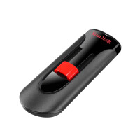 SanDisk Cruzer Glide - 32 GB - USB Typ-A - 2.0 - Dia - 6,8 g - Schwarz - Rot