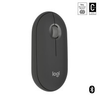Logitech 910-007015 - Beidhändig - Optisch - RF Wireless + Bluetooth - 4000 DPI - Graphit