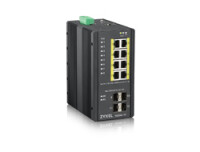 ZyXEL RGS200-12P - Managed - L2 - Gigabit Ethernet (10/100/1000) - Power over Ethernet (PoE) - Rack-Einbau - Wandmontage