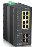ZyXEL RGS200-12P - Managed - L2 - Gigabit Ethernet (10/100/1000) - Power over Ethernet (PoE) - Rack-Einbau - Wandmontage