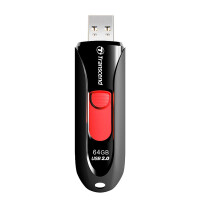 Transcend JetFlash 590 32GB - 32 GB - USB Typ-A - 2.0 - Dia - 4,9 g - Schwarz