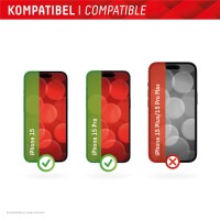 DISPLEX Real Glass - Full Cover Panzerglas 10H für Apple iPhone 15 & 15 Pro