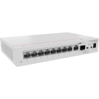 Huawei eKit S110 Series S110-8P2ST - Unmanaged - L2 - Gigabit Ethernet (10/100/1000) - Power over Ethernet (PoE) - Rack-Einbau