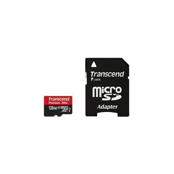 Transcend TS64GSDU3 - 128 GB - MicroSDHC - Klasse 10 - MLC - 90 MB/s - Class 1 (U1)