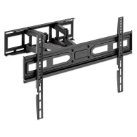 Manhattan TV-Wandhalterung - neigbar - schwenkbar und horizontal nachjustierbar - 100 x 100 mm - 600 x 400 mm - -15 - 3° - -60 - 60° - Stahl - Schwarz