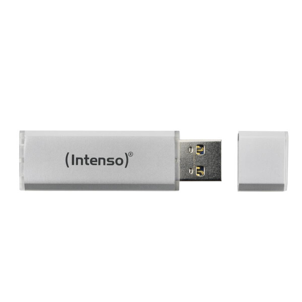 Intenso Alu Line - 16 GB - USB Typ-A - 2.0 - 28 MB/s - Kappe - Silber