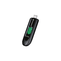 Transcend USB-Stick 512GB JetFlash USB3.2 Pen Drive Type-C Capless bl.