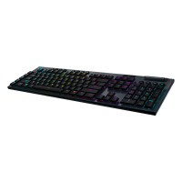 Logitech G G915 LIGHTSPEED Wireless RGB Mechanical Gaming Keyboard – GL Linear - Volle Größe (100%) - RF Wireless + Bluetooth - Mechanischer Switch - QWERTZ - Karbon