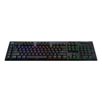 Logitech G G915 LIGHTSPEED Wireless RGB Mechanical Gaming Keyboard – GL Linear - Volle Größe (100%) - RF Wireless + Bluetooth - Mechanischer Switch - QWERTZ - Karbon