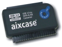 Aixcase AIX-BLUSB3SI-PS - USB - SATA - Schwarz - PC - 62 mm - 42 mm
