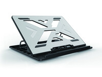 Conceptronic THANA ERGO S - Laptop Cooling Stand - Notebook-Ständer - Grau - 39,6 cm (15.6 Zoll) - 50 kg - 258 mm - 302 mm