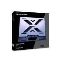 Conceptronic THANA ERGO S - Laptop Cooling Stand - Notebook-Ständer - Grau - 39,6 cm (15.6 Zoll) - 50 kg - 258 mm - 302 mm
