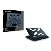 Conceptronic ERGO Laptop Cooling Stand - Notebook-Ständer - Schwarz - 39,6 cm (15.6 Zoll) - 50 kg - 258 mm - 302 mm