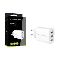 Conceptronic ALTHEA13W 3-Port 30W USB-Ladegerät - USB-A x 3 - Indoor - AC - 5 V - Weiß