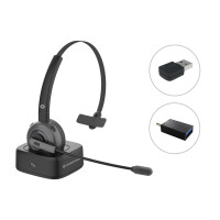 Conceptronic Headset Wireless Bluetooth+Ladestation