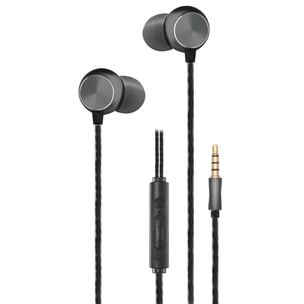 ACV In-Ear Stereo-Headset"Deluxe" - schwarz anthrazit