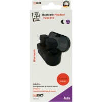 2GO TWIN BT - Kabellos - Anrufe/Musik - 4,6 g - Kopfhörer - Schwarz