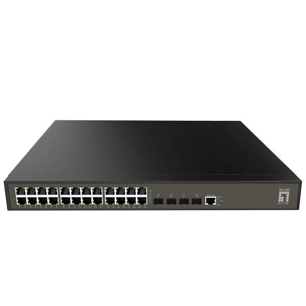 LevelOne GEL-2871 - Managed - L2+ - Gigabit Ethernet (10/100/1000) - Gigabit Ethernet - Rack-Einbau - 1U