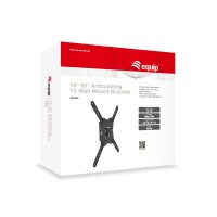 Equip 13"-55" voll bewegliche TV-Wandhalterung - 139,7 cm (55") - 75 x 75 mm - 400 x 400 mm - -14 - 5° - Stahl - Schwarz