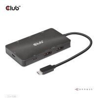 Club 3D USB Gen2 Type-C to Dual DisplayPort 4k60Hz 7-in-1...