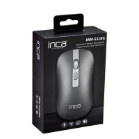 INCA IWM-531RG - rechts - Optisch - Bluetooth - 1600 DPI - Grau