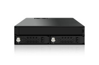 Icy Dock MB994IKO-3SB - Schwarz - Aluminium - Metall - 15 mm - 1 Lüfter - 4 cm - 12 Gbit/s