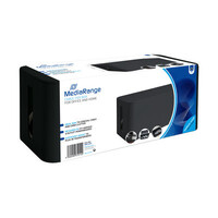 MEDIARANGE MRCS307 - Aufbewahrungsbox - Schwarz - Rechteckig - Kunststoff - Monochromatisch - 135 mm