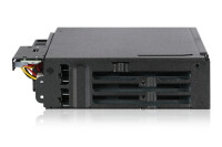 Icy Dock MB606SPO-B - Schwarz - Metall - 1 Lüfter - 4 cm - 12 Gbit/s - CE - REACH