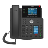 Fanvil X4U - IP-Telefon - Schwarz - Kabelgebundenes Mobilteil - 12 Zeilen - LCD - 7,11 cm (2.8 Zoll)