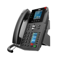 Fanvil X4U - IP-Telefon - Schwarz - Kabelgebundenes Mobilteil - 12 Zeilen - LCD - 7,11 cm (2.8 Zoll)