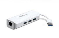 TRENDnet TU3-ETGH3 - IEEE 802.3 - IEEE 802.3ab - IEEE 802.3az - IEEE 802.3u - IEEE 802.3x - Weiß - USB 1.1 - USB 2.0 - USB 3.2 Gen 1 (3.1 Gen 1) Type-A - CE - FCC - 50 - 60 Hz - 0,5 A