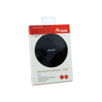 Equip Kabelloses Ladegerät - 10W - Drinnen - USB - Kabelloses Aufladen - Schwarz