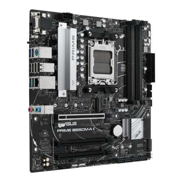 ASUS PRIME B650M-A II-CSM AM5 mATX MB 4xDDR5 4xSATA 2xM.2 - AMD Sockel AM5 (Ryzen Zen4)