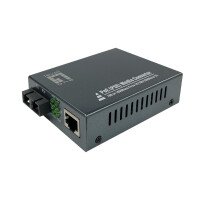 LevelOne Konverter GVT-2014 10/100/1000T>RJ45 to - Converter - 0,1 Gbps