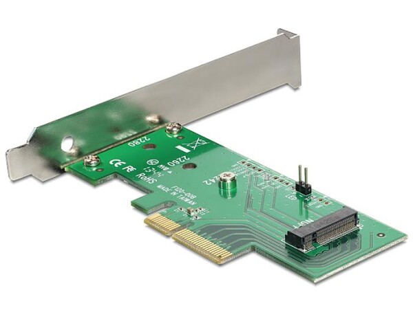 Delock 89370 - PCIe - M.2 - Grün - Grau