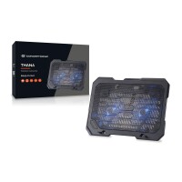 Conceptronic THANA01B - 39,6 cm (15.6 Zoll) - 2 Stück(e) - 12,5 cm - 1000 RPM - Schwarz - Eisen - Kunststoff